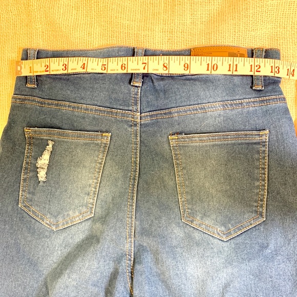 Jeggology Capri length distressed Jeggings, NWOT - Picture 7 of 8